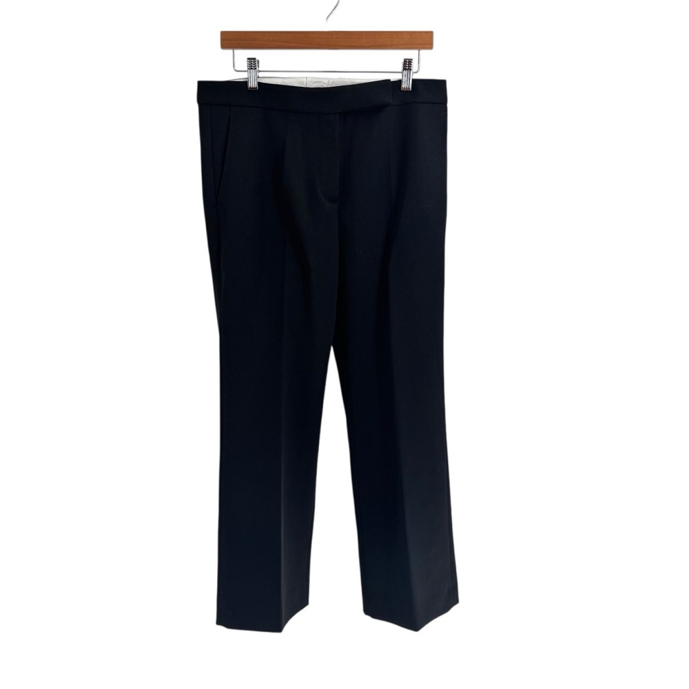 Tory Burch Black Wool Twill Pants Size 10 NWOT Trouser - Picture 4 of 10